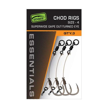 Bas De Ligne Fox Edges Super Wide Gape Chod Rigs