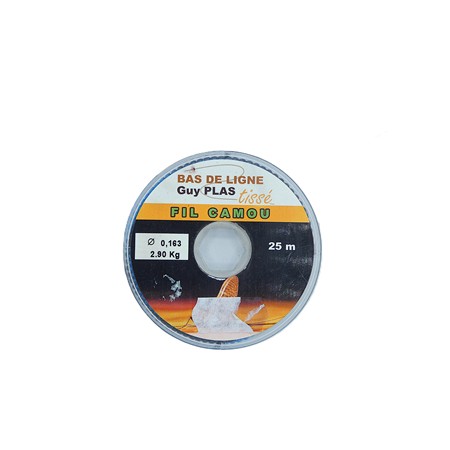 Bas De Ligne Guy Plas Fil Camou Tissé - 0.163