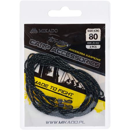 BAS DE LIGNE MIKADO LEADCORE AVEC AGRAFE RAPIDE