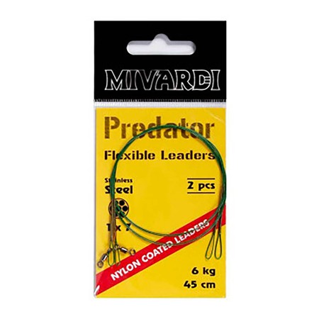 BAS DE LIGNE MIVARDI WIRE LEADER WITH SWIVEL AND LOOP