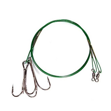 Bas De Ligne Mivardi Wire Leaders (Swivel + Treble Hook)