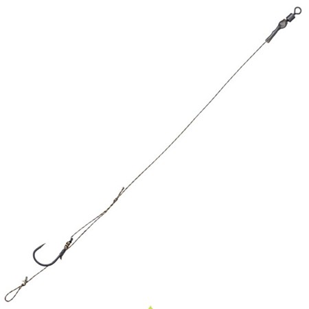 Bas De Ligne Monté Mivardi Adjustable Hair Rig Easy Camo