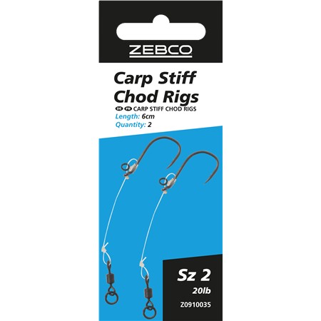 Bas De Ligne Monté Zebco Carp Stiff Chod Rigs