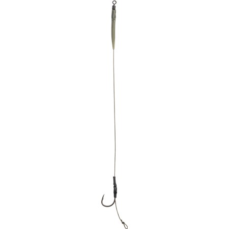 BAS DE LIGNE MONTÉ ZEBCO TROPHY CARP COATED LINE ALIGNER