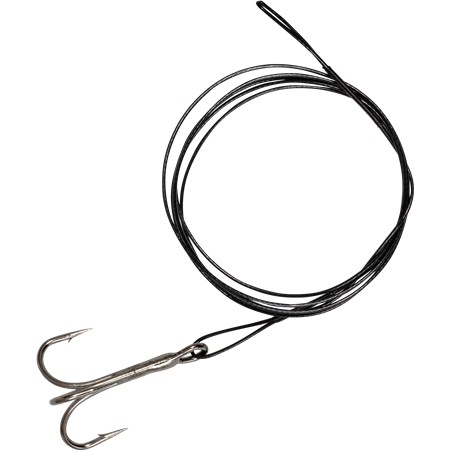BAS DE LIGNE MONTÉ ZEBCO TROPHY STEEL TRACE 7X7 SINGLE