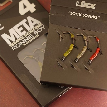BAS DE LIGNE ONE MORE CAST META HI-VIZ LOCK HOOK RONNIE BOYS
