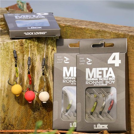 BAS DE LIGNE ONE MORE CAST META HI-VIZ LOCK HOOK RONNIE BOYS