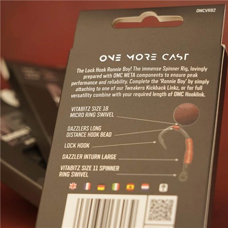 BAS DE LIGNE ONE MORE CAST META HI-VIZ LOCK HOOK RONNIE BOYS