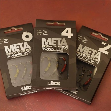 Bas De Ligne One More Cast Meta Hi-Viz Lock Hook Ronnie Boys