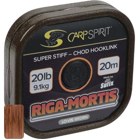 Bas De Ligne Rigide Carp Spirit Riga Mortis Brown - 20M