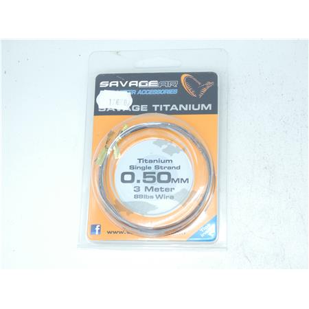 Bas De Ligne Savage Gear Titanium - 3M - 50/100