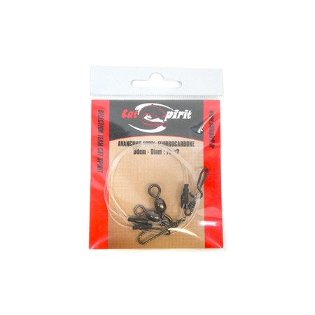 Bas De Ligne Silure Cat Spirit Fluoro Speciales Leurres - Act010030 - Par 2