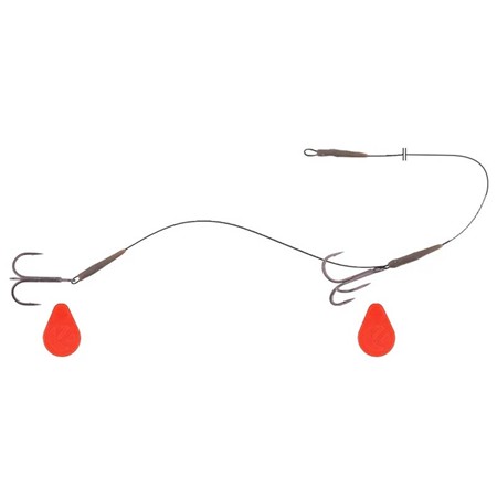 Bas De Ligne Zeck Twin Treble Rig