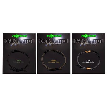 BAS DE LINHA KORDA DARK MATTER LEADER QC SWIVEL