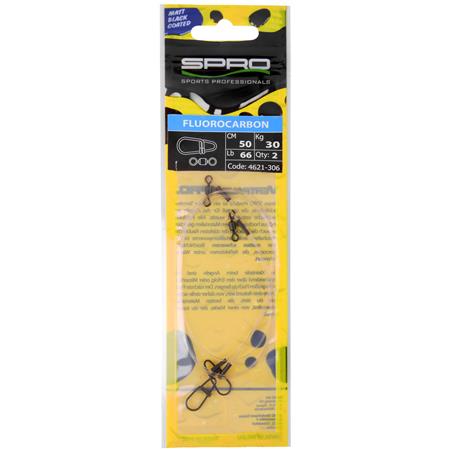BASE DE LINHA SPRO MATTE BLACK LEADER FLUORO