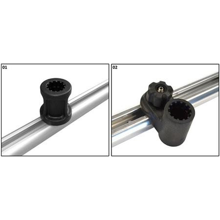 Base De Trilho Horizontal Seven Bass Srs Plug&Go