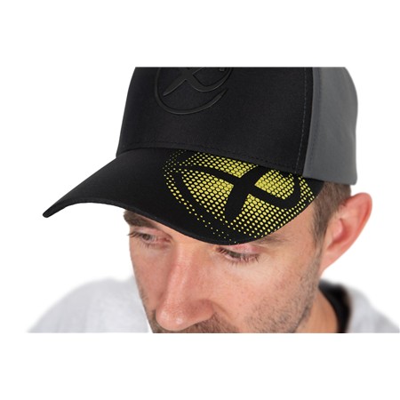 BASECAP FOX MATRIX FADED PRINT CAP - SCHWARZ