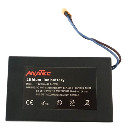 Μπαταρία Λιθίου Anatec Για Βαρκάκι Δολώματοσ 7,4V - 16Ah
