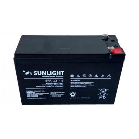 Bateria Agm 12V 9Ah P/ Sonda Sunlight Pour Sondeur