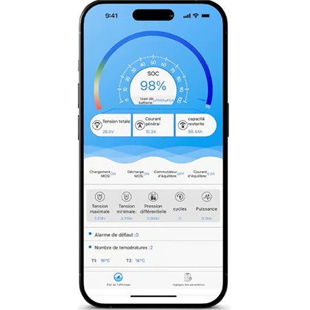 BATERÍA DE LITIO BSR PRESTIGE LIFEPO4 GEN3+ 36V100AH +1 SORTIE RÉGULÉE SONDEUR ET CHARGEUR NON ÉTANCHE 10A