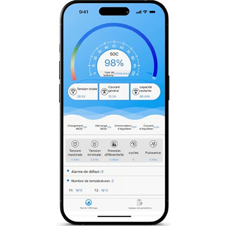 BATERIA DE LÍTIO BSR PRESTIGE LIFEPO4 GEN3+ SPÉCIAL BRUSHLESS 36V100AH +1 SORTIE RÉGULÉE SONDEUR ET CHARGEUR RAPIDE N