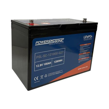 Bateria De Lítio Power Sonic Lifepo4 Power Sonic 12V 100Ah