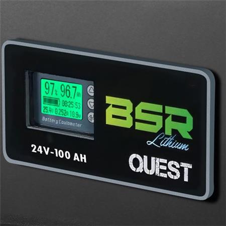 BATERIA LÍTIO BSR LIFEPO4 24V/100AMP SPÉCIALE MOTEUR BRUSLESS + 1 SORTIE SONDEUR