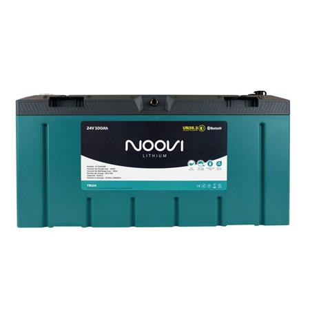 Bateria Lítio Noovi 24V100amp Ip67 Avec Bluetooth Intégré Et Communication