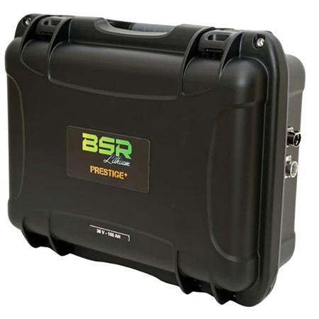 Batteria Al Litio Bsr Prestige Lifepo4 Gen3+ 36V100ah +1 Sortie Régulée Sondeur Et Chargeur Non Étanche 10A