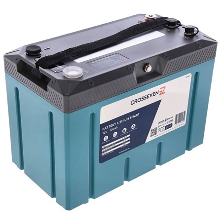 Batteria Litio Crosseven 12V100amp Ip67 Con Bluetooth Integrato E Comunicazione