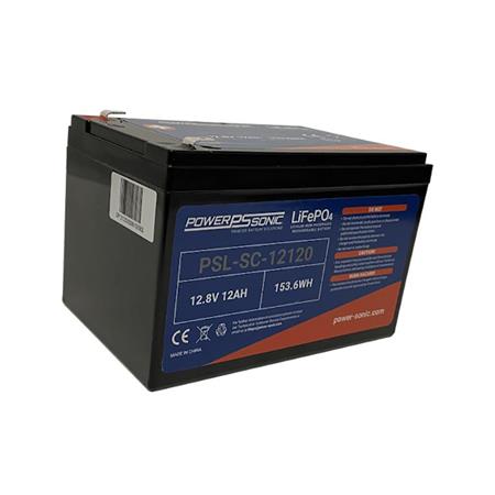 Batteria Litio Power Sonic Lifepo4 Power Sonic Senza Caricabatterie Per Ecoscandaglio