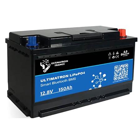 Batteria Litio Ultimatron Lifepo4 Smart Bms 12.8V 150Ah