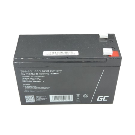 Batterie Cosses Plates Green Cell - 12V / 9Ah