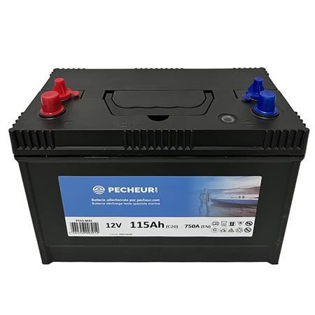 BATTERIE DECHARGE LENTE MARINE 115AH