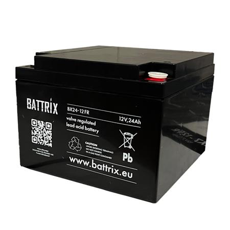 BATTERIE ÉTANCHE BATTRIX 12V 24AH POUR SONDEUR
