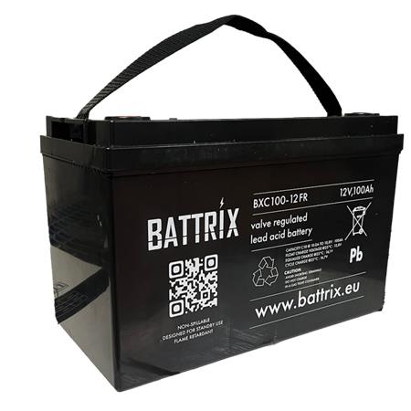 BATTERIE ÉTANCHE BATTRIX CYCLIC 12V 100AH POUR MOTEUR