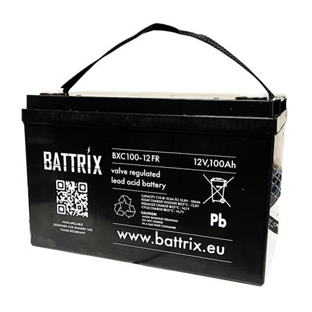 BATTERIE ÉTANCHE BATTRIX CYCLIC 12V 100AH POUR MOTEUR