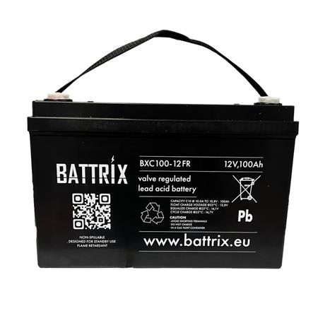 Batterie Étanche Battrix Cyclic 12V 100Ah Pour Moteur