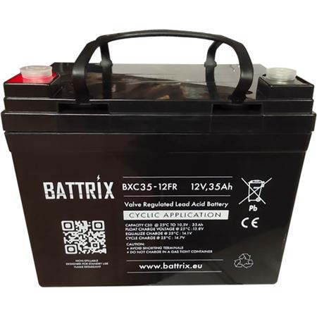 Batterie Étanche Battrix Cyclic 12V 35Ah Pour Sondeur