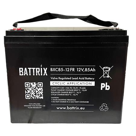 Batterie Étanche Battrix Cyclic 12V 85Ah Pour Moteur