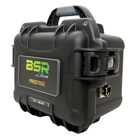 Batterie Lithium Bsr Prestige Lifepo4 Gen3 12V100 + Chargeur Non Étanche 10A