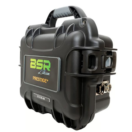 Batterie Lithium Bsr Prestige Bsr Lifepo4 Gen3+ 12V50ah +1 Sortie Régulée Sondeur Et Chargeur Non Étanche 10A