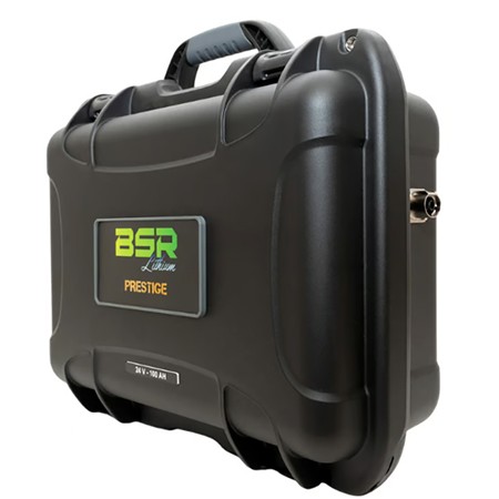 Batterie Lithium Bsr Prestige Bsr Lifepo4 Gen3 24V100 + Chargeur Non Étanche 10A