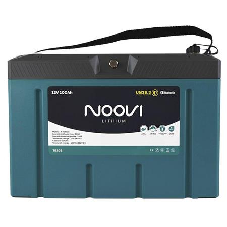 Batterie Lithium Lifepo4 Noovi 12V100amp Ip67 Avec Bluetooth Intégré Et Communication