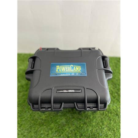 BATTERIE LITHIUM POWERCAMP LIFEPO4 12V100AH + CHARGEUR 10A