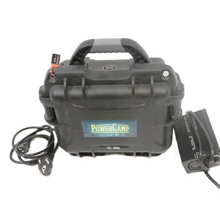 Batterie Lithium Powercamp Lifepo4 12V50ah + Chargeur 10A - Pc-Val1250