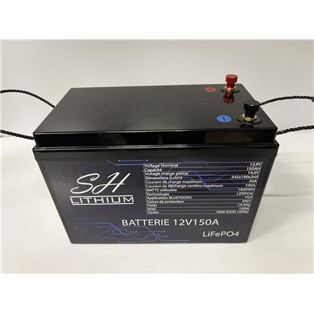 Batterie Lithium Sh Lithium Lifeop4 Format Caisse Bluetooth 12V150amp + Chargeur