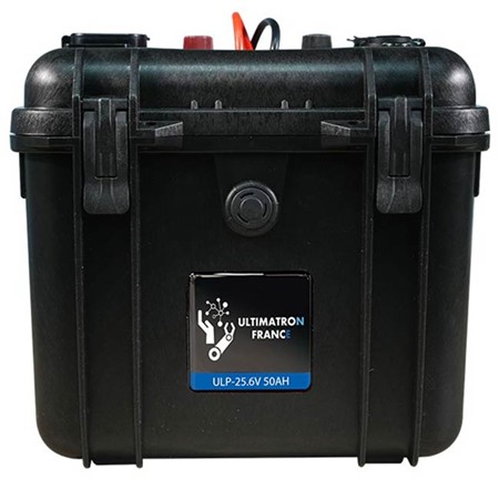 Batterie Valise Lithium Portable Ultimatron Lifepo4 Avec Bluetooth 24V 50Ah