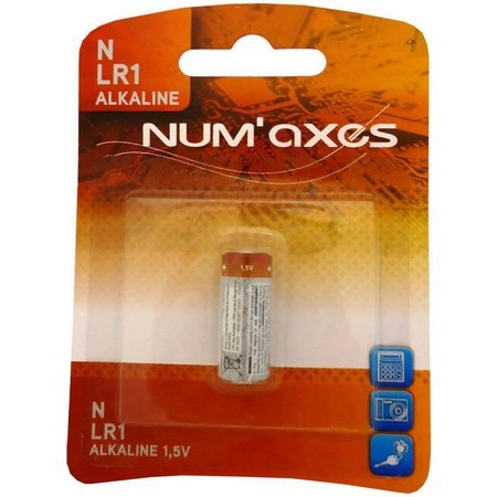Batterij Alkaline Numaxes 1,5V Lr1