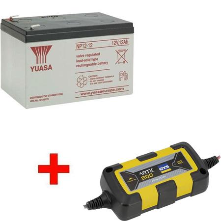 Batteripakke Yuasa Sondeur + Automatisk Oplader